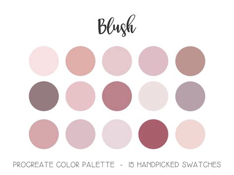 blush color palette